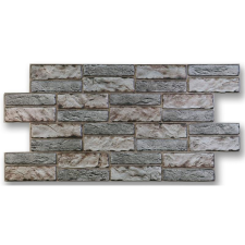 3D PVC falpanel Stone Expanse Dark tapéta, díszléc és más dekoráció