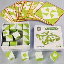  3D-s fa kirakós puzzle, kirakós