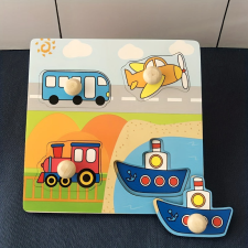  3D-s Fa puzzle játékok - közlekedés puzzle, kirakós