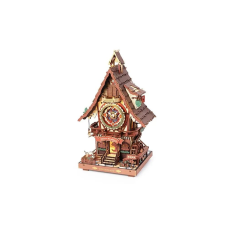  3D-s kirakó, Fa kakukkos óra, ROKR, Fa, 435 darabos puzzle, kirakós