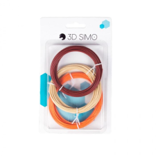 3D Simo PLA III filament barna, bőrszínű, narancssárga (G3D3107) (G3D3107) nyomtató kellék