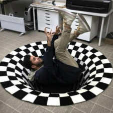  3D térhatású szőnyeg lakástextília