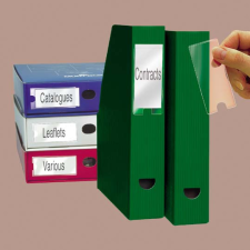  3L Címketartó zseb, 25x75 mm, öntapadó, 3L információs címke