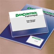  3L Névjegytartó zseb, öntapadó, felül nyitott, 95x60 mm, 3L névjegytartó