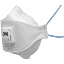 3M 9322+ aura ffp2 részecskeszűrő munkavédelmi félálarc védőmaszk