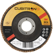 3M Cubitron II 967A, átmérő 115 mm, szemcseméret 60 (7000104360) barkácsgép tartozék