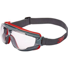 3M Goggle Gear 500 GG501V Teljes védőszemüveg Párásodás mentes Szürke, Piros (GG501V) védősisak