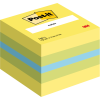 3M Hungária Kft. 3M Post-it Öntapadó minikocka 51 × 51 mm, 400 lap, citrom/zöld
