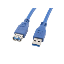 3M Lanberg USB 3.0 kék kábel AM-AF kiterjesztés, 3m kábel és adapter