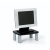 3M MS80B Univerzális LCD TV/Monitor asztali tartó Fekete-ezüst