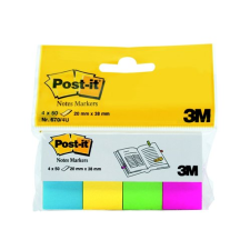 3M Post-it 20x38mm jelölőcímke (200 lap) - Vegyes színek (FT510286352) jegyzettömb