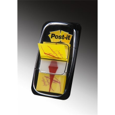 3M POSTIT Jelölőcímke, műanyag, 50 lap, 25x43 mm, , ikonos, aláírás post-it