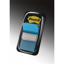 3M POSTIT Jelölőcímke, műanyag, 50 lap, 25x43 mm, , kék post-it