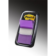 3M POSTIT Jelölőcímke, műanyag, 50 lap, 25x43 mm, , lila post-it