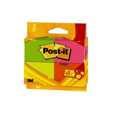 3M POSTIT Öntapadó jegyzettömb, 38x51 mm, 100 lap, , "Neon" jegyzettömb