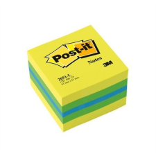 3M POSTIT Öntapadó jegyzettömb, 51x51 mm, 400 lap, , lime jegyzettömb