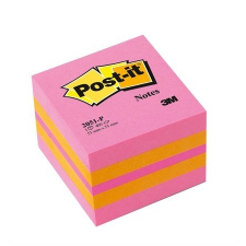3M POSTIT Öntapadó jegyzettömb, 51x51 mm, 400 lap, , pink jegyzettömb