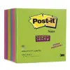 3M POSTIT Öntapadó jegyzettömb, 76x76 mm, 12x90 lap, 3M POSTIT "Super Sticky", vegyes