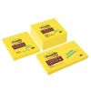 3M POSTIT Öntapadó jegyzettömb, 76x76 mm, 350 lap,  "Super Sticky", sárga