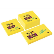 3M POSTIT Öntapadó jegyzettömb, 76x76 mm, 350 lap, "Super Sticky", sárga jegyzettömb