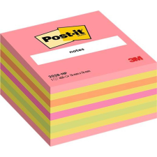 3M POSTIT Öntapadó jegyzettömb, 76x76 mm, 450 lap, 3M POSTIT, lollipop pink post-it