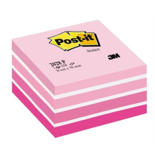 3M POSTIT Öntapadó jegyzettömb, 76x76 mm, 450 lap, , aquarell pink jegyzettömb