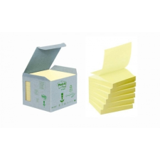 3M POSTIT Öntapadó jegyzettömb, "Z", 76x76 mm, 100 lap, környezetbarát, 3M POSTIT, sárga jegyzettömb
