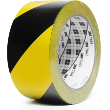 3M PVC ragasztószalag biztonsági jelöléshez 766i, 50 mm × 33 m, fekete-sárga ragasztószalag és takarófólia