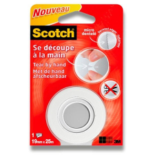 3M Scotch 19 mm × 25 m, kézzel letéphető ragasztószalag és takarófólia