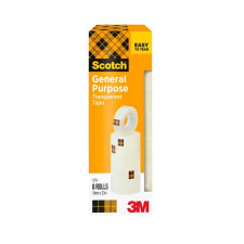 3M Scotch Ragasztószalag, 19 mm x 33 m, 3M SCOTCH, átlátszó (LP13121619) ragasztószalag