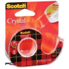 3M Scotch Ragasztószalag, adagolón, kézi, 19 mm x 7,5 m, 3M SCOTCH "Crystal"