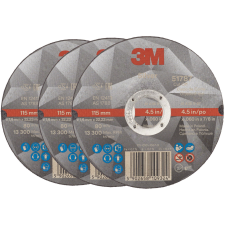 3M Silver vágótárcsa, méret 115×1,6 mm, 3 db (7100139229) barkácsgép tartozék