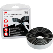 3M SJ3540/IPS tépőzár, fekete, 2.5 m x 25 mm (SJ3540/IPS) villanyszerelés