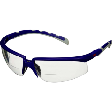3M Solus S2025AF-BLU védőszemüveg, párásodásmentes, karcálló, kék-szürke, +2,5-ös olvasólencse (S2025AF-BLU)