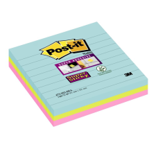3M Super Sticky 101x101mm öntapadó jegyzettömb - Miami (70 lap / tömb) (7100234643) jegyzettömb