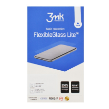 3MK FLEXIBLE GLASS LITE képernyővédő üveg (2.5D, flexibilis, lekerekített szél, ultravékony, 0.16mm, 6H) ÁTLÁTSZÓ Realme 9 5G mobiltelefon kellék