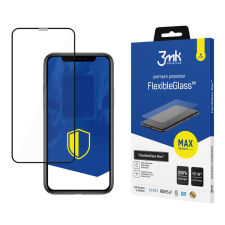 3MK FlexibleGlass Max hibrid üvegfólia 7H Fekete Apple iPhone Xr 106591 mobiltelefon kellék