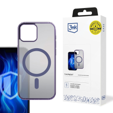 3MK Frosty MagCase tok Apple iPhone 12 / 12 Pro füstös-lila tok és táska