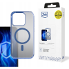 3MK Frosty MagCase tok Apple iPhone 15 Pro füstös-kék (5903108596374)