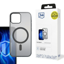 3MK Frosty MagCase tok iPhone 12 Pro Max - fekete tok és táska