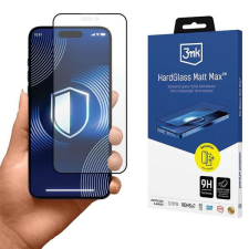 3MK HardGlass Matt Max matt edzett üveg kijelzővédő iPhone 16 Pro Max mobiltelefon kellék