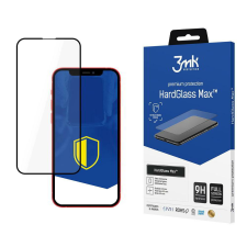 3MK HardGlass Max Apple iPhone 15 Pro Max Edzett üveg kijelzővédő - Fekete (5903108529075) mobiltelefon kellék
