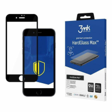 3MK HardGlass Max iPhone 7 fekete teljes képernyős üveg kijelzővédő fólia mobiltelefon kellék