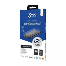 3MK HardGlass Max Privacy iPhone 14 Pro 6,1&quot; fekete teljes képernyős üveg kijelzővédő fólia mobiltelefon kellék