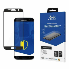 3MK HardGlass Max Samsung G935 S7 Edge fekete teljes képernyős üveg kijelzővédő fólia mobiltelefon kellék