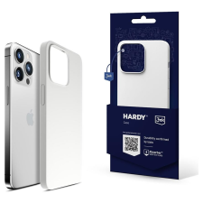 3MK Hardy Silicone MagCase Apple iPhone 15 Pro Max Tok - Fehér (5903108527439) tok és táska