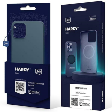 3MK Hardy tok iPhone 15 Pro Max 6.7" kék MagSafe tok és táska