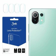 3MK Lens Protect Xiaomi Mi 11 Lite 5G, 4db kamera védőfólia mobiltelefon kellék