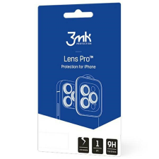 3MK Lens Protection Pro iPhone 15 6.1&quot; szürke kameralencse-védő rögzítőkerettel 1db. fólia mobiltelefon kellék