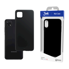 3MK Matt Case Samsung Galaxy A22 5G Szilikon Tok - Fekete tok és táska